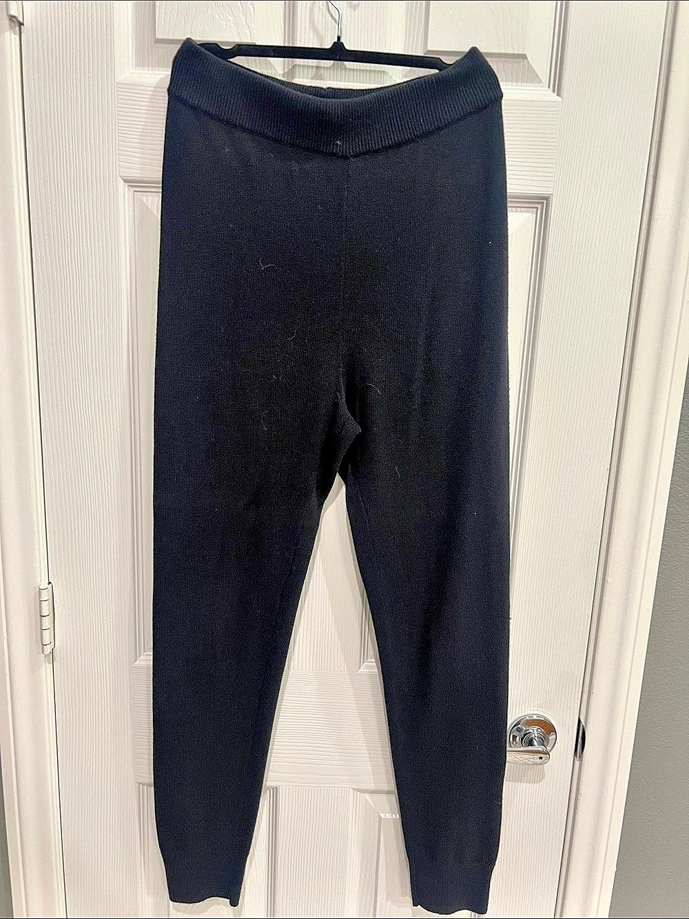 Al-Fex Black Leggings Size Medium Like New
